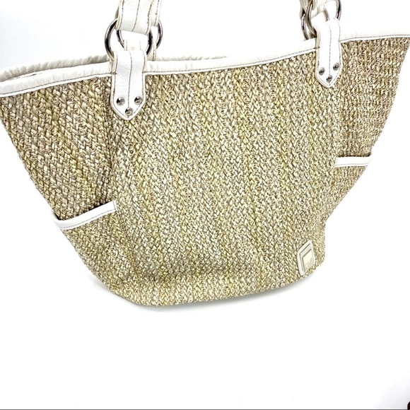 Tyler Rodan woven large beach tote bag - Picture 1 of 8